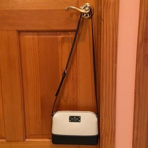 Small Kate Spade tan and black crossbody!